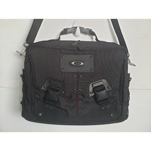 OAKLEY Shoulder Bag travel work sport laptop black pockets dividers heavy clips